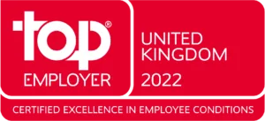 Top Employer United Kingdom 2022 logo