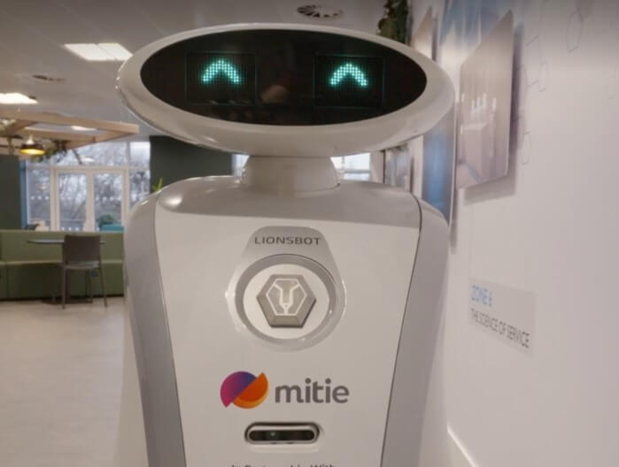 Sensors & Demand Led Cleaning with Mitie Lionsbot