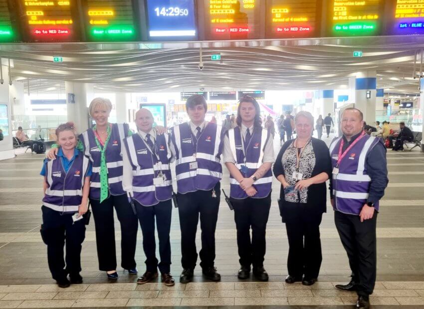 Mitie employees volunteering for the Birmingham Commonwealth Games 2022