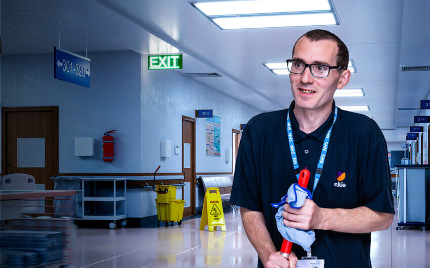 Jeffery Barr, Cleaning Assistant at Mitie