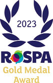 ROSPA Gold Medal Award 2023 logo