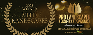 Pro Landscaper Business Awards winner logo 2023