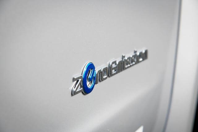 Zero emissions car badge