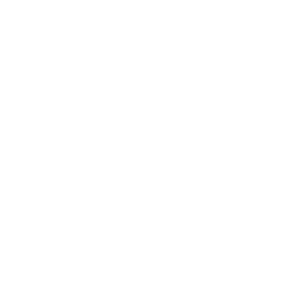 White illustration outline of an outstretched hand with a plant growing in the palm