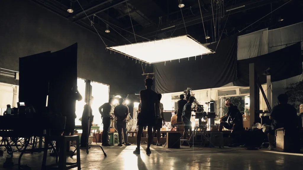 Media filming studio