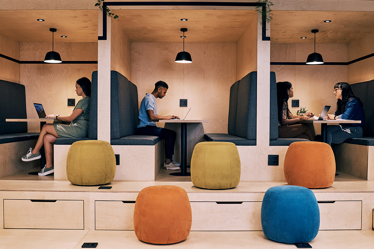 A modern open plan office