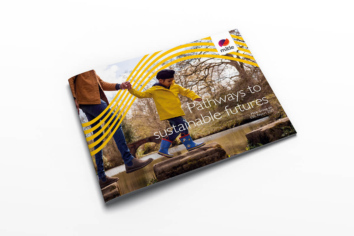 Front cover of the Mitie ESG Report 2025