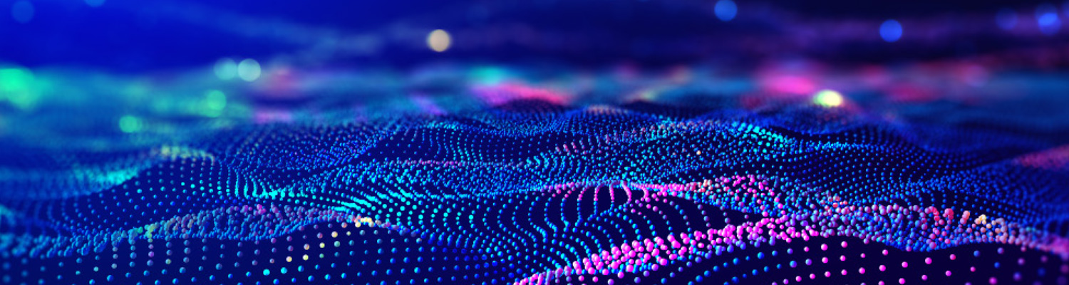 Computer-generated data wave