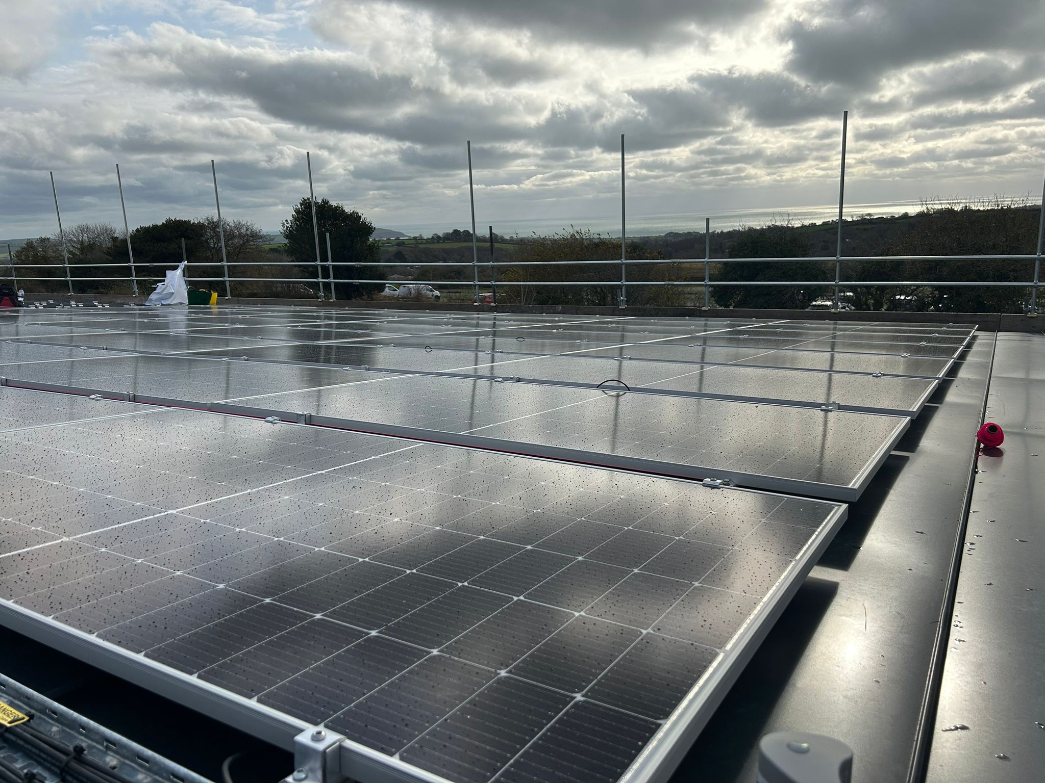 Roof solar panels - The Eden Project