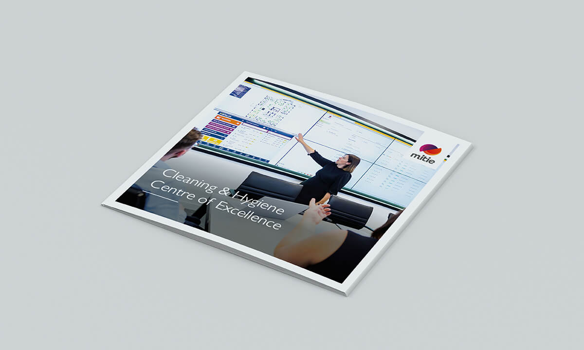 Front cover of the Cleaning and Hygiene Centre of Excellence brochure