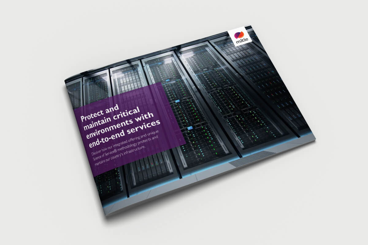 Front cover of the critical environments brochure