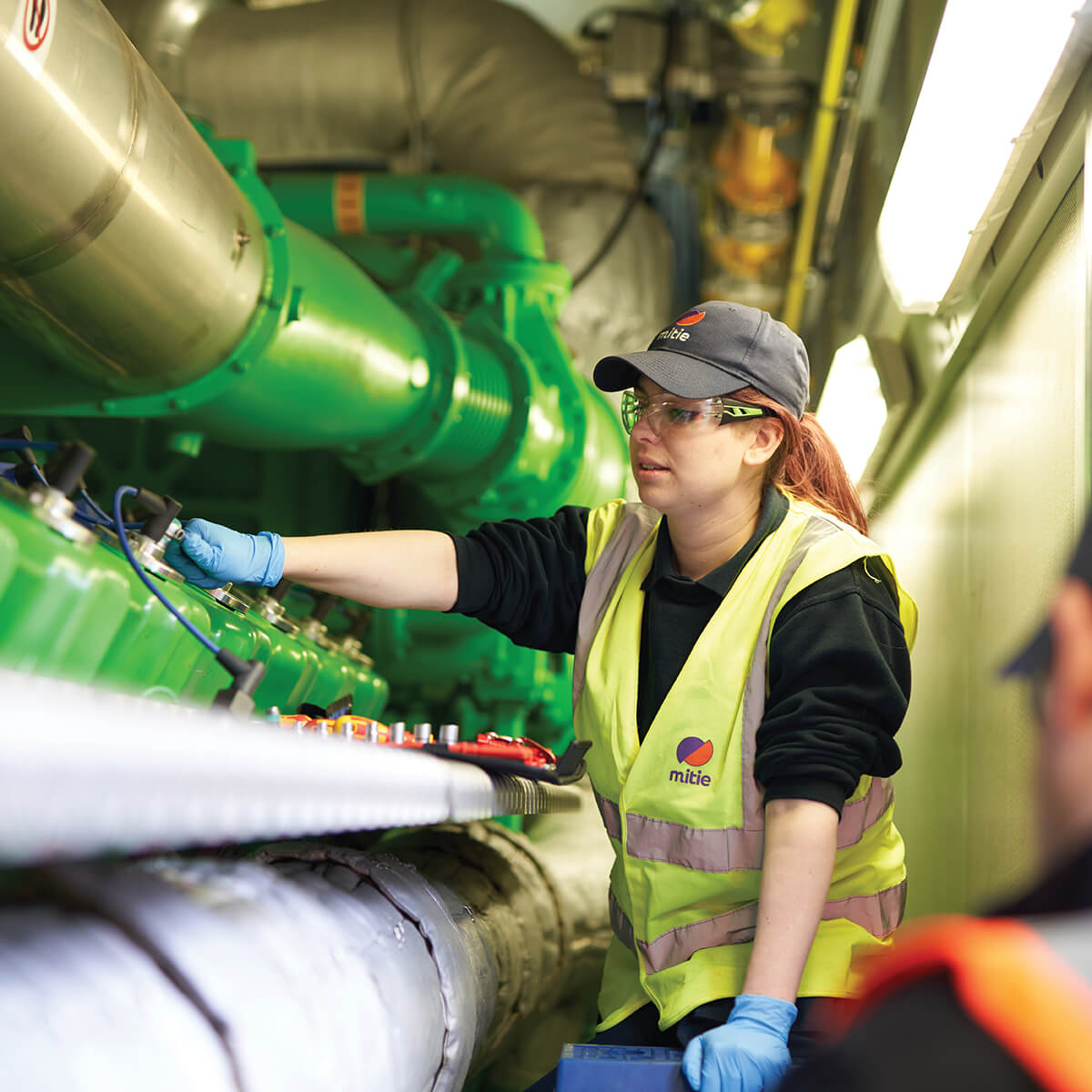 Mitie engineer working