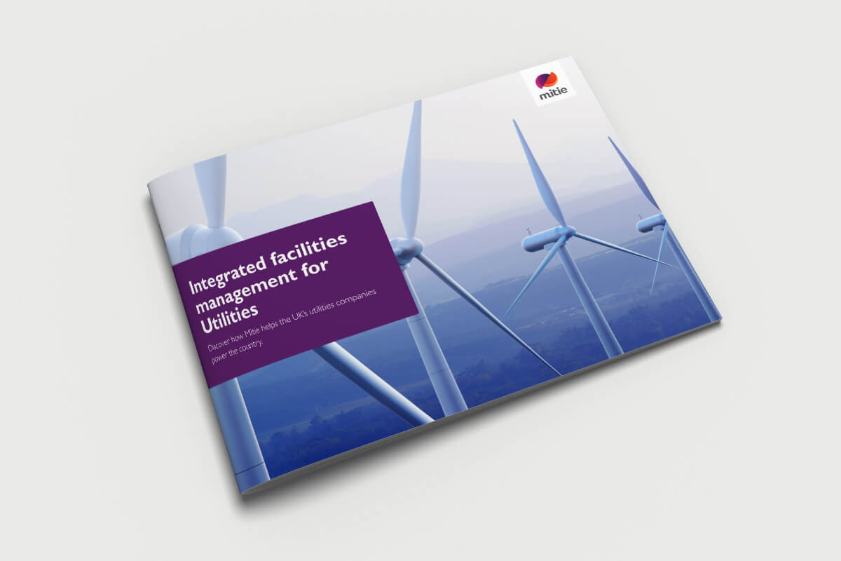 Front cover of the utilities brochure