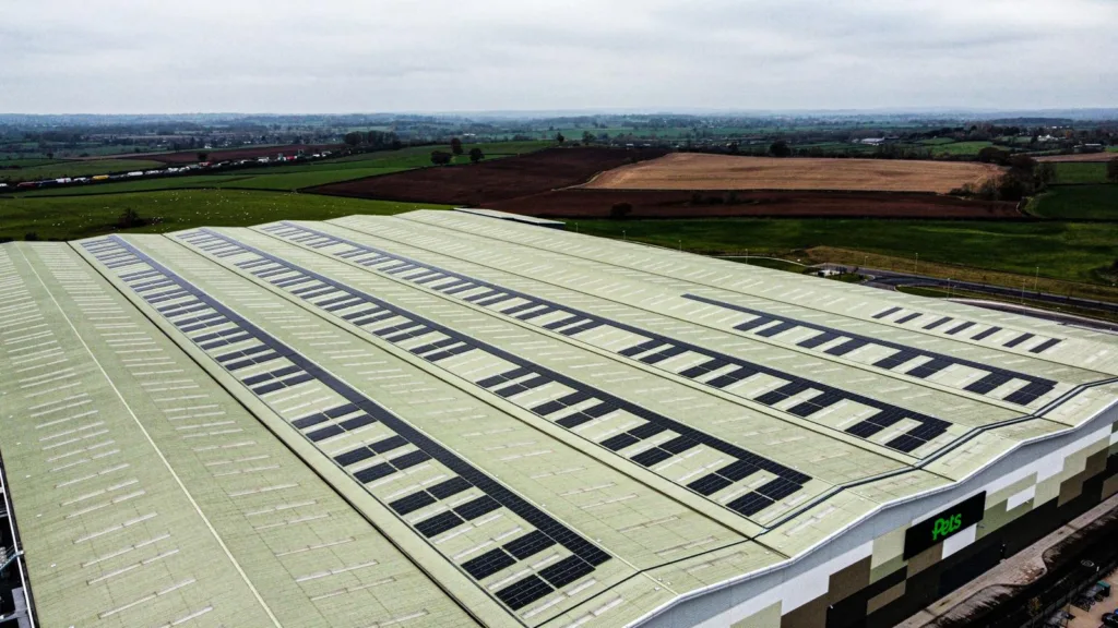 Pets at Home roof solar panels