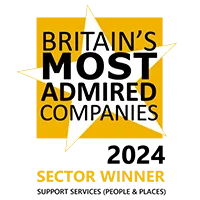 Britain's Most Admired Companies sector winner 2024 logo