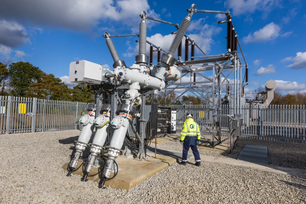 G2 Energy colleague at grid connection station