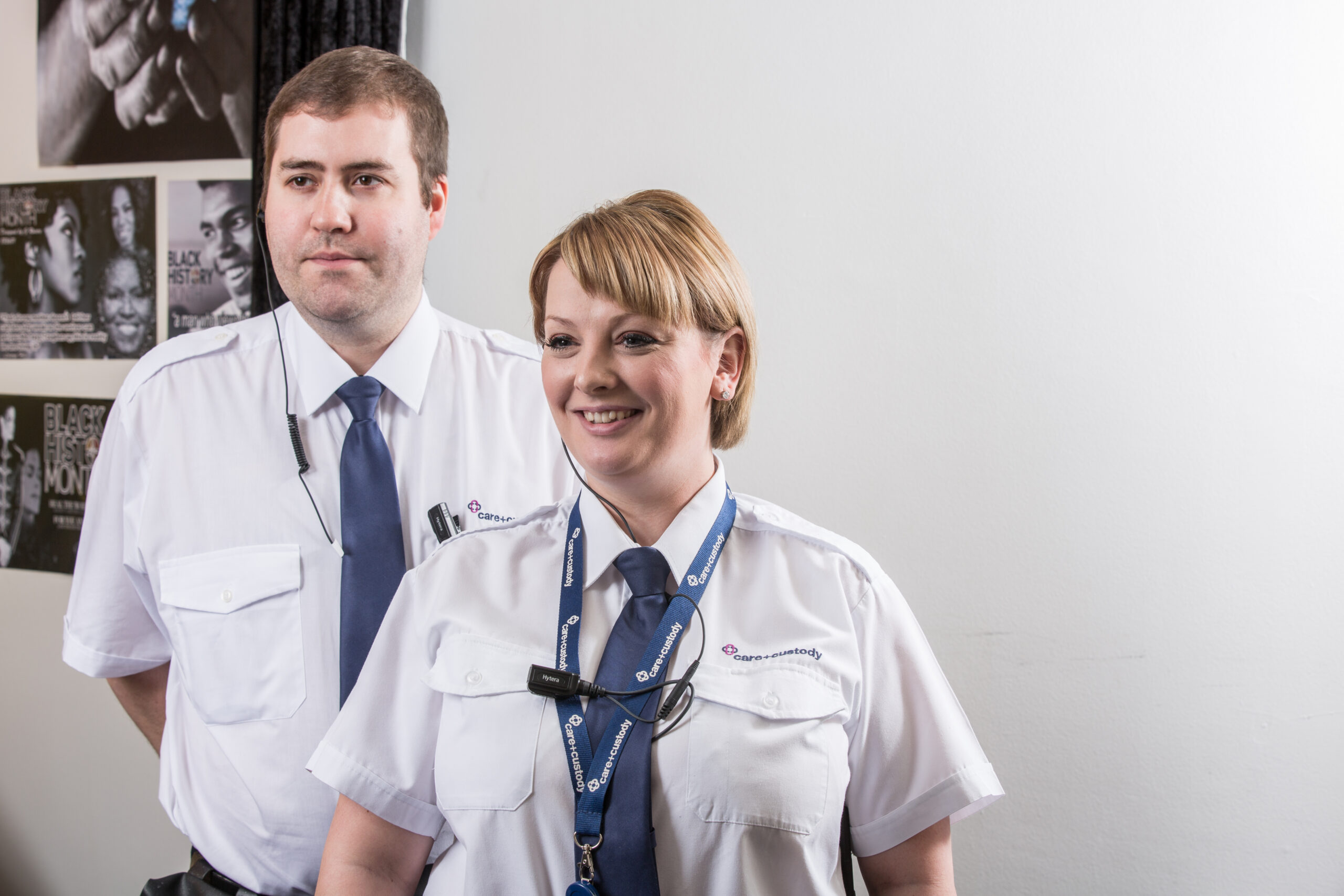 Smiling Mitie Care & Custody colleagues