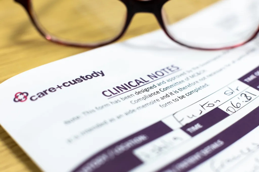 Clinical paperwork