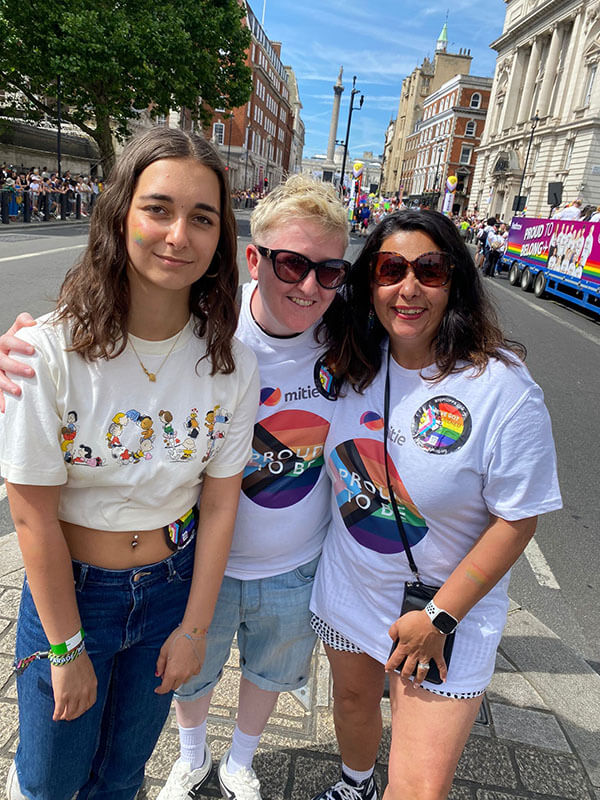 Mitie colleagues at London Pride 2024