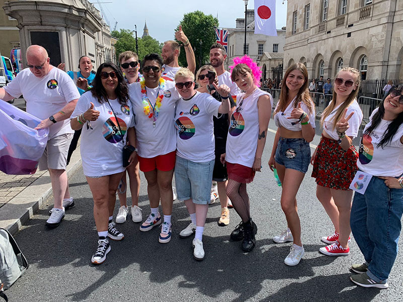 Mitie group at London Pride 2024