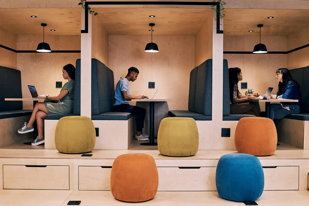 A modern open plan office