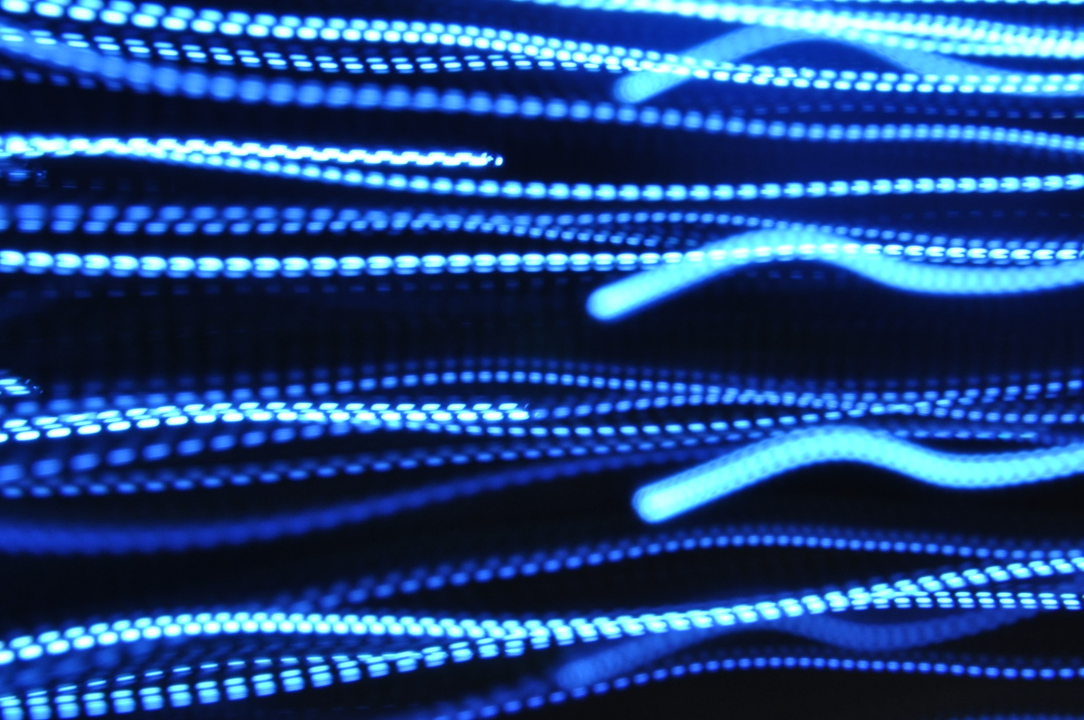 Flowing energy texture in blue colors