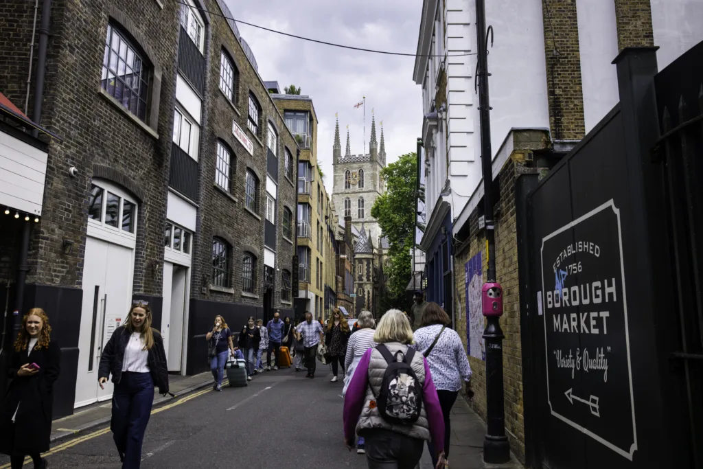 Public in London Borough Market