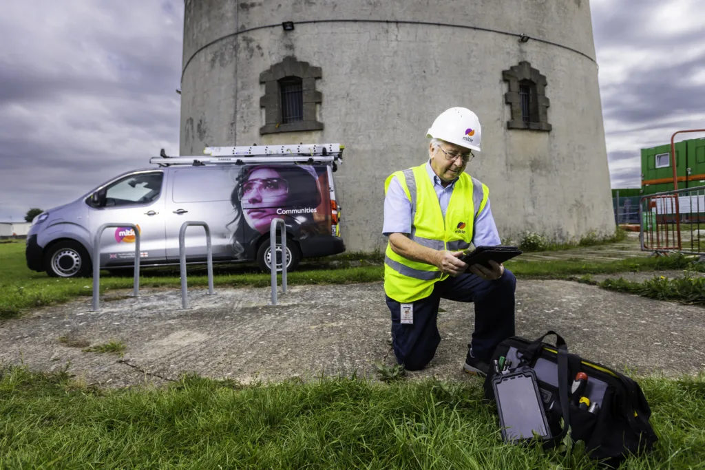Mitie engineer at Martello Tower, Essex