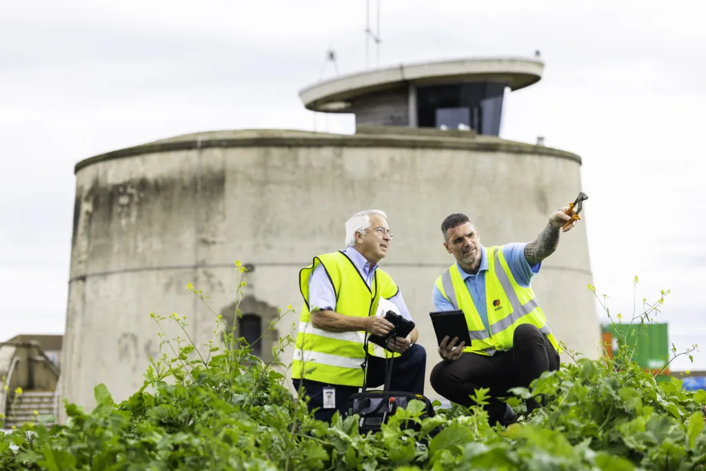 Mitie engineers at Martello Tower, Essex