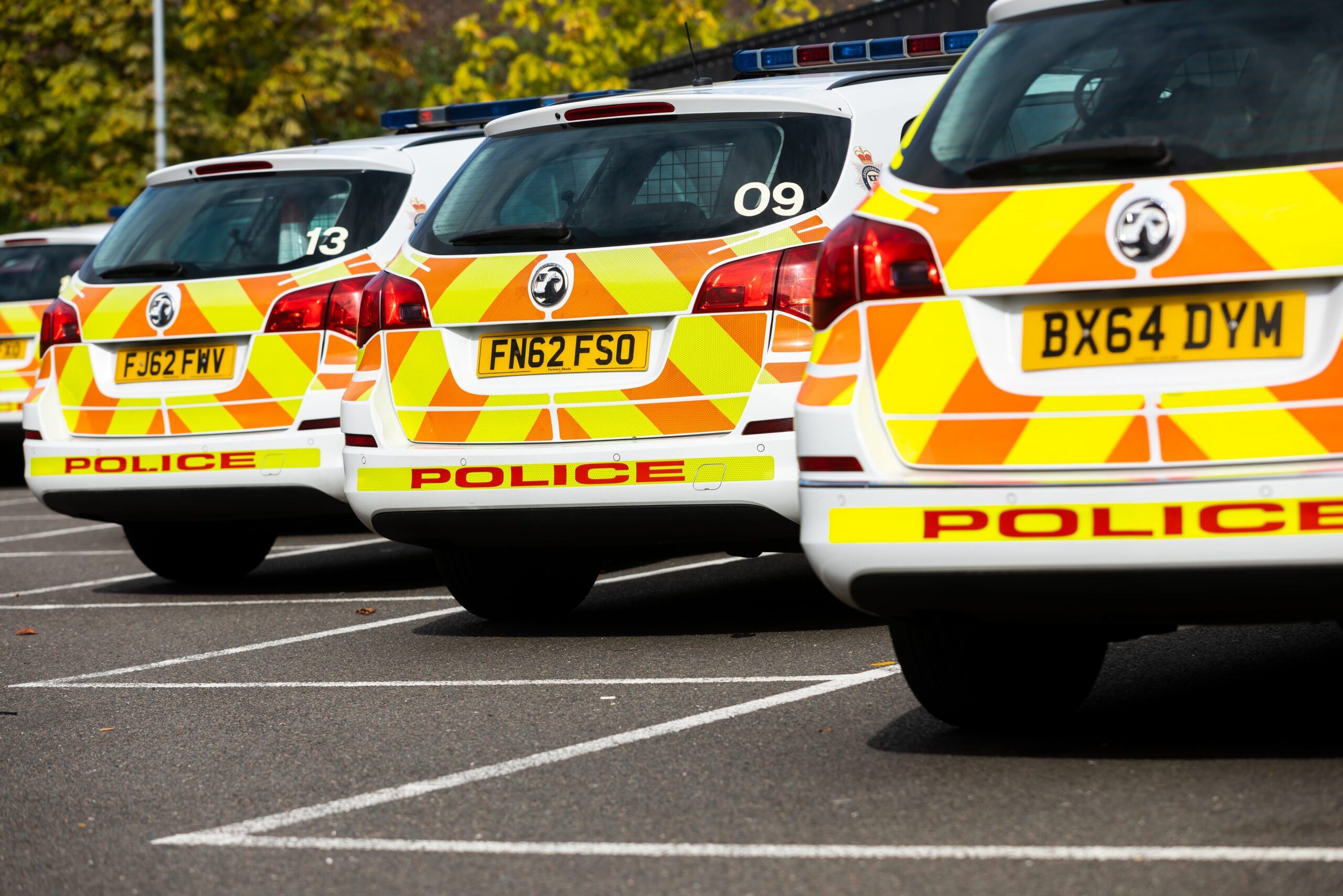 Police cars