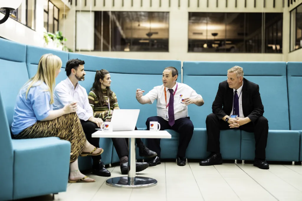 Mitie colleague in a meeting