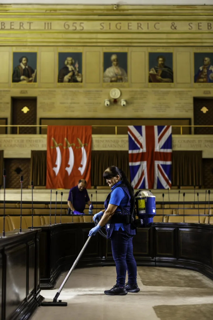 Mitie colleagues cleaning Essex County Council spaces