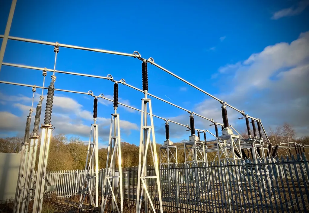 Electrical connection pylons