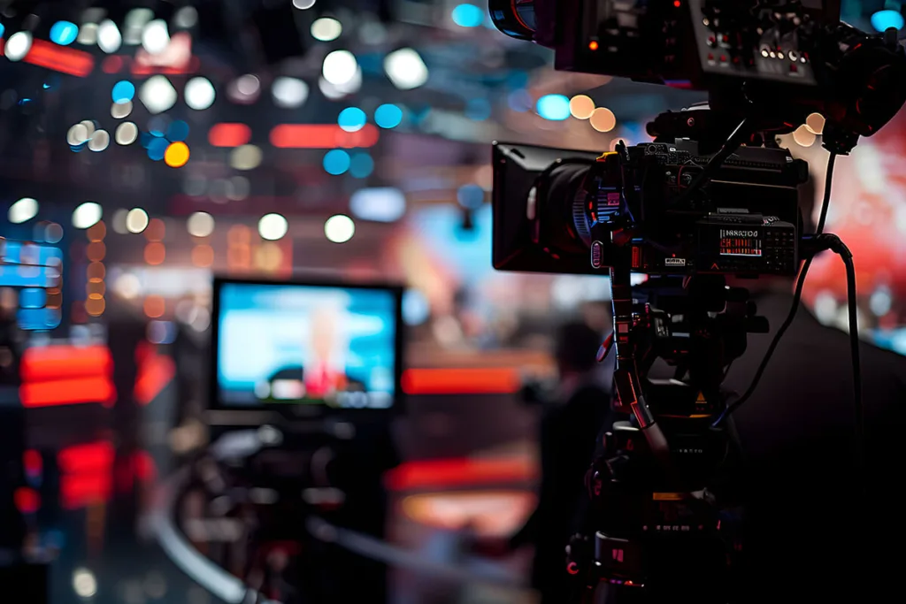 Media broadcasting studio