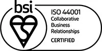 ISO 44001 Collaborative Business Relationships, black logo