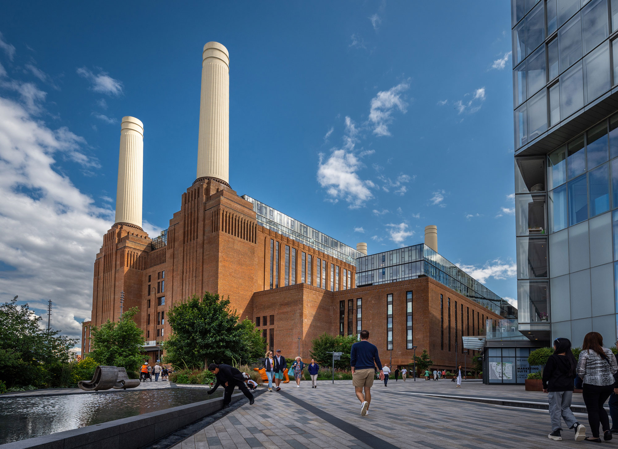 Battersea power station.