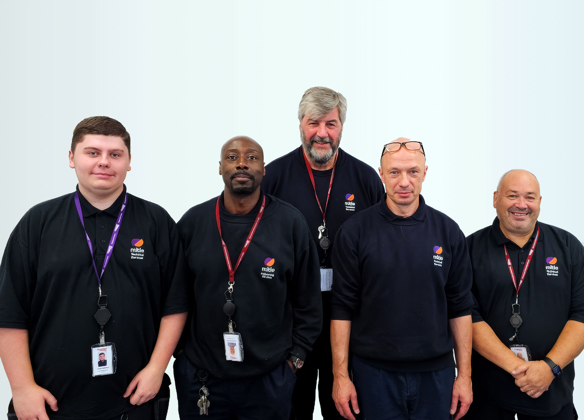 Mitie volunteers.
