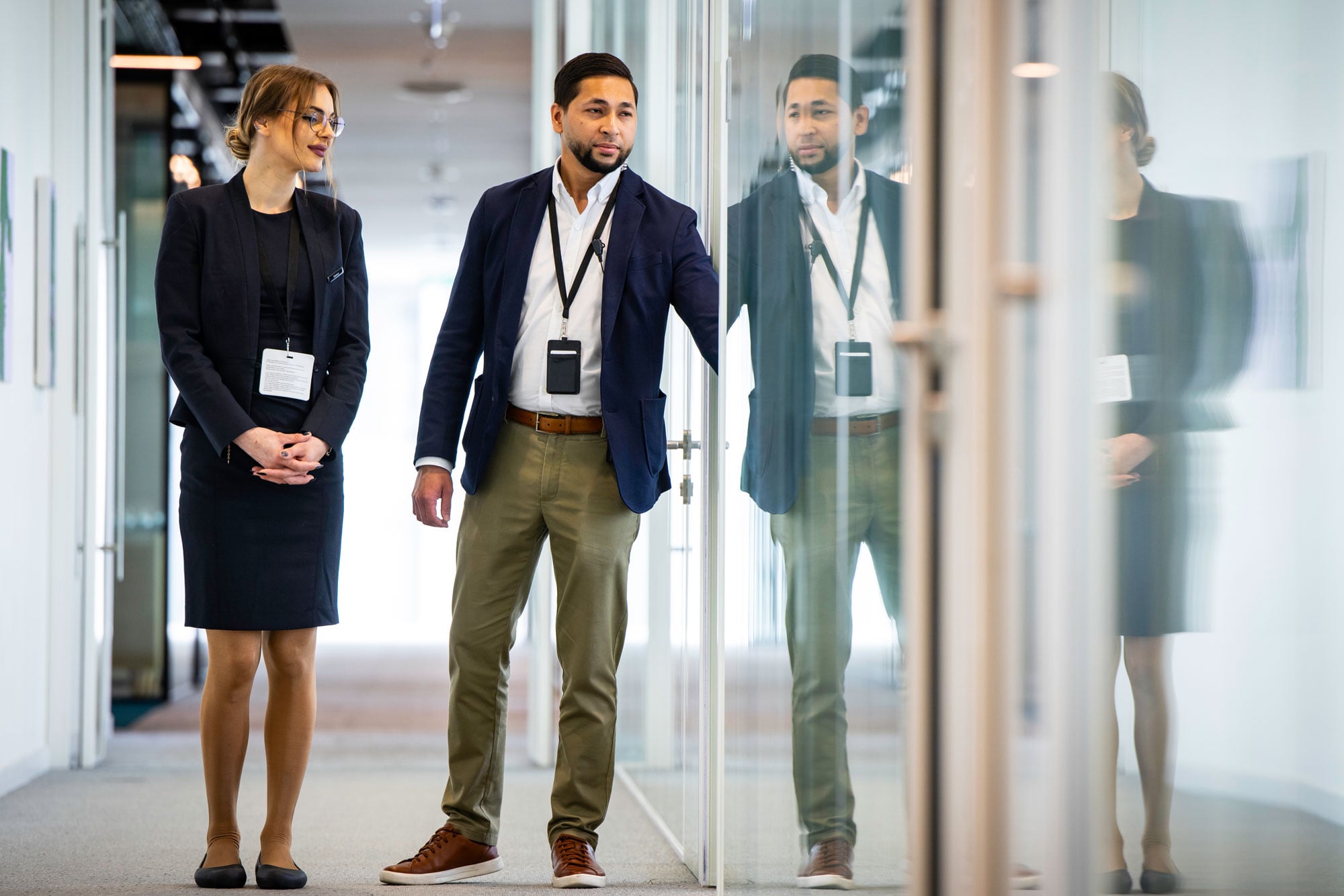 Mitie colleagues in office.